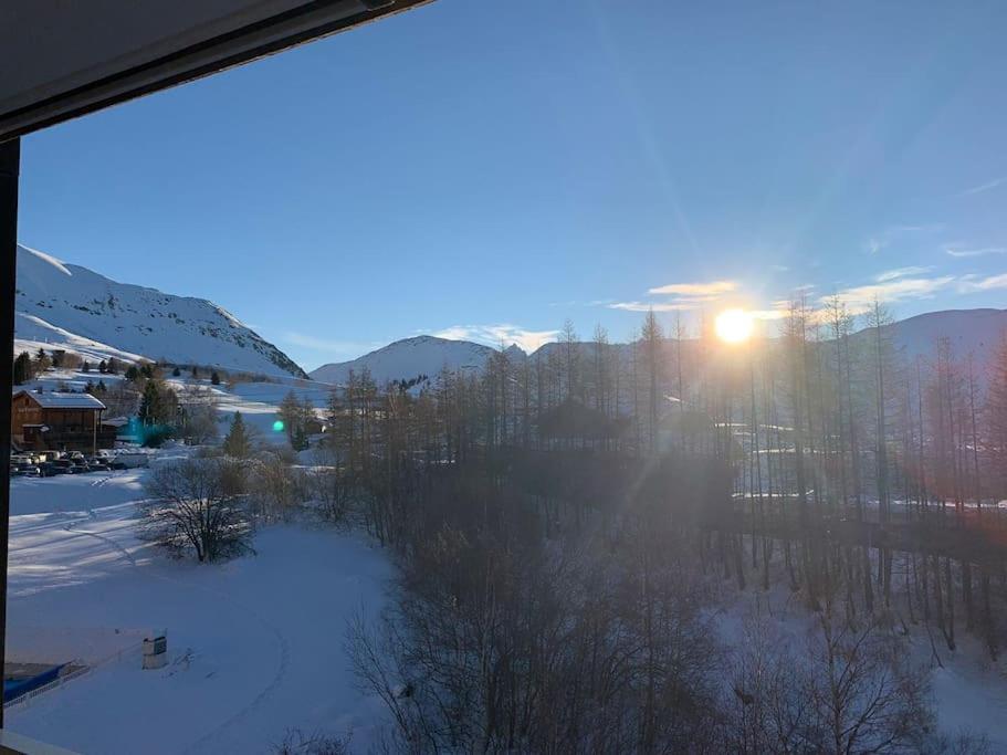 Huez Au Pied Des Pistes Avec Parking Entierement Renove 아파트 외부 사진
